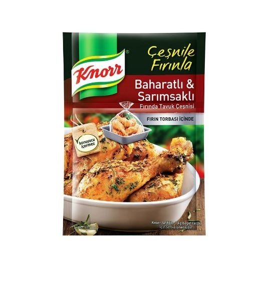 KNORR H.TAV.ÇEŞNİ BAHARATLI& SARIMSAKLI 34G 1*12*4