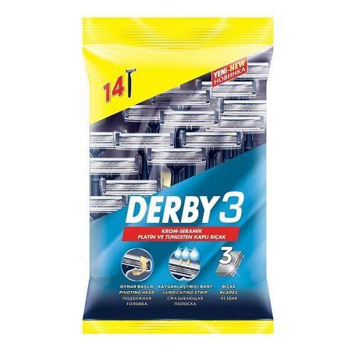 DERBY S.3 BIÇAKLI 14'LU POŞET 1*8