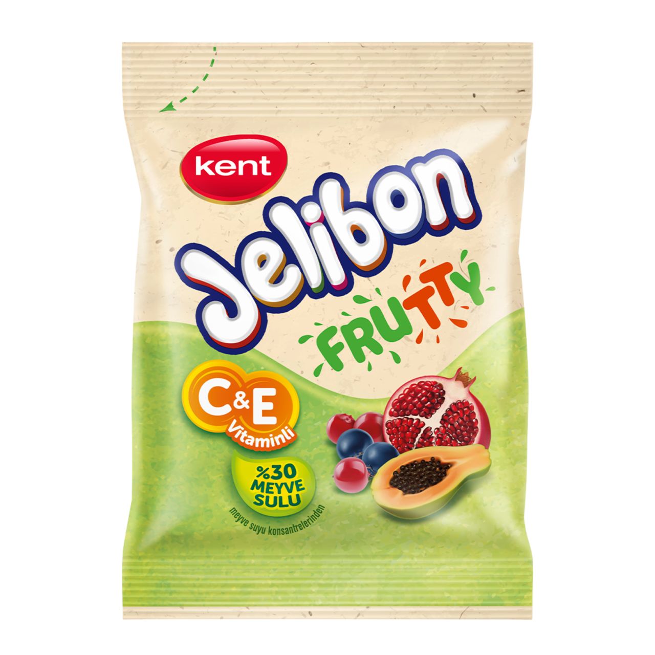 KENT JELİBON 80GR FRUTTY 1*24