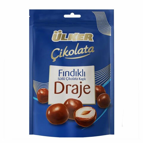 ÜLKER C.İKRAMLIK DRAJE FINDIKLI SÜTLÜ ÇİK.145GR 1495-01 1*12