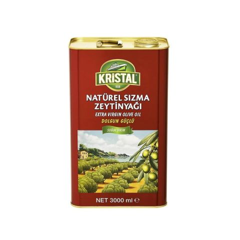 KRİSTAL NATUREL SIZMA 3LT ZEYTİNYAĞI  TNK 1*4