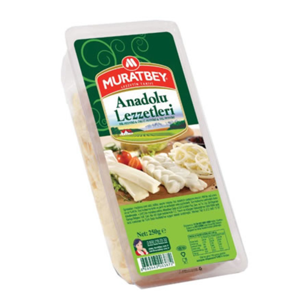 MURATBEY P.ANADOLU LEZZETLERİ(DİL+TEL+ÖRGÜ) 250GR