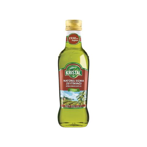 KRİSTAL NATUREL SIZMA 500ML ZEYTİNYAĞI CAM 1*6