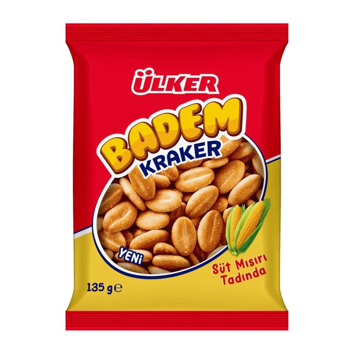 ÜLKERXXXX B.KR.BADEM KRAKER 135GR 00570-01 1*14