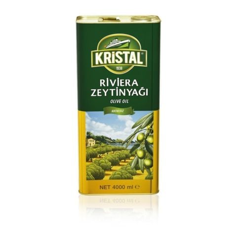 KRİSTAL RİVİERA 4LT ZEYTİNYAĞI TNK 1*4