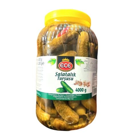 ECE TURŞU 4000G SALATALIK TURŞU NET:4000G SÜZ:2000G PET 1*4