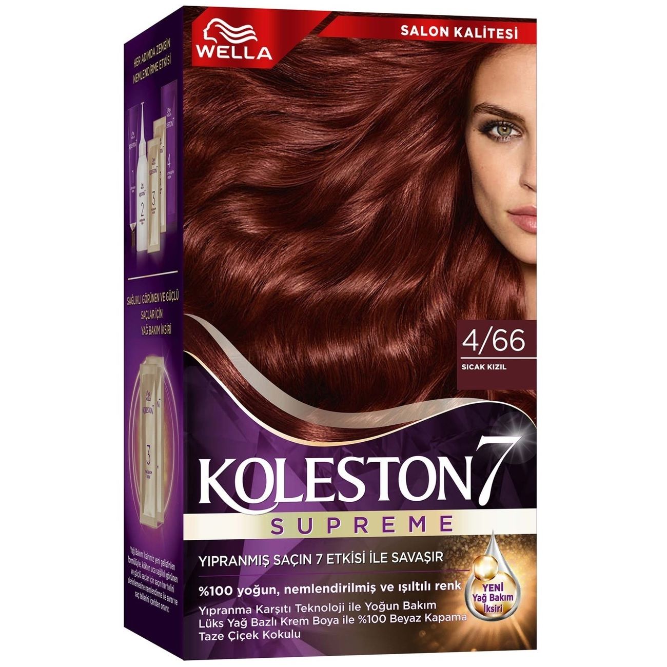 KOLESTON SET 4/66 SICAK KIZIL SUPREME 1*18
