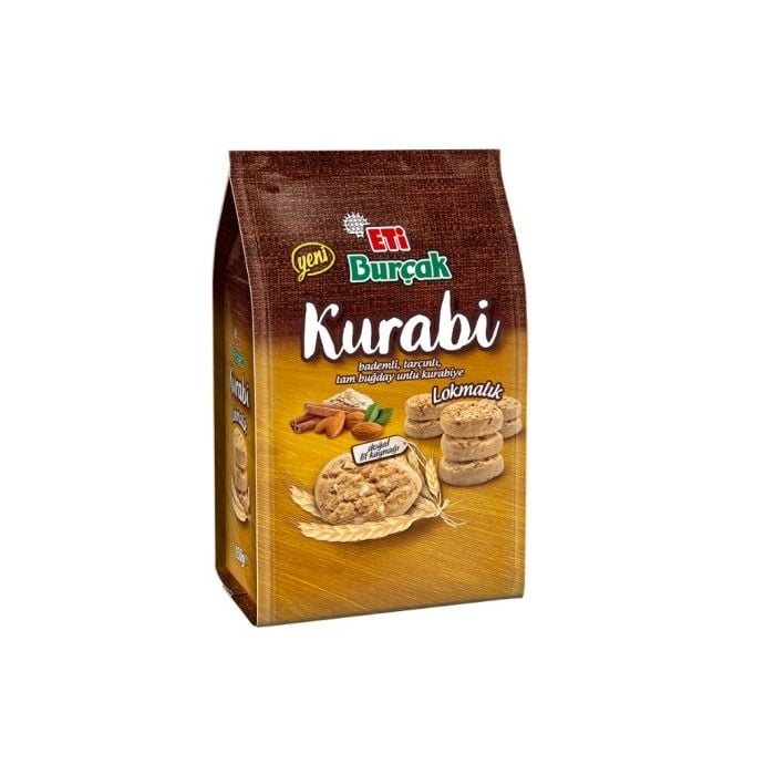 ETİ B.BURÇAK 150GR KURABİ LOKMALIK BADEMLİ 6782686 1*12