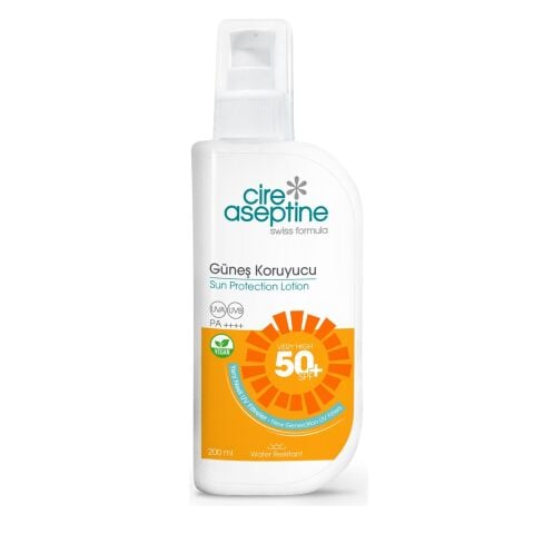 CİRE ASEPTİNE 200ML SPR.50+SPF GÜNEŞ KORUYUCU 1*24