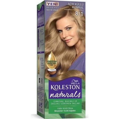 KOLESTON NATURALS 8/1 AÇIK KÜLLÜ KUMRAL 1*24