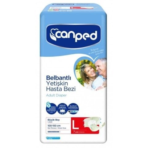 CANPED HASTA BEZİ BB  POLİETİLENLİ BÜYÜK 7'Lİ BELBANTLI 1*6