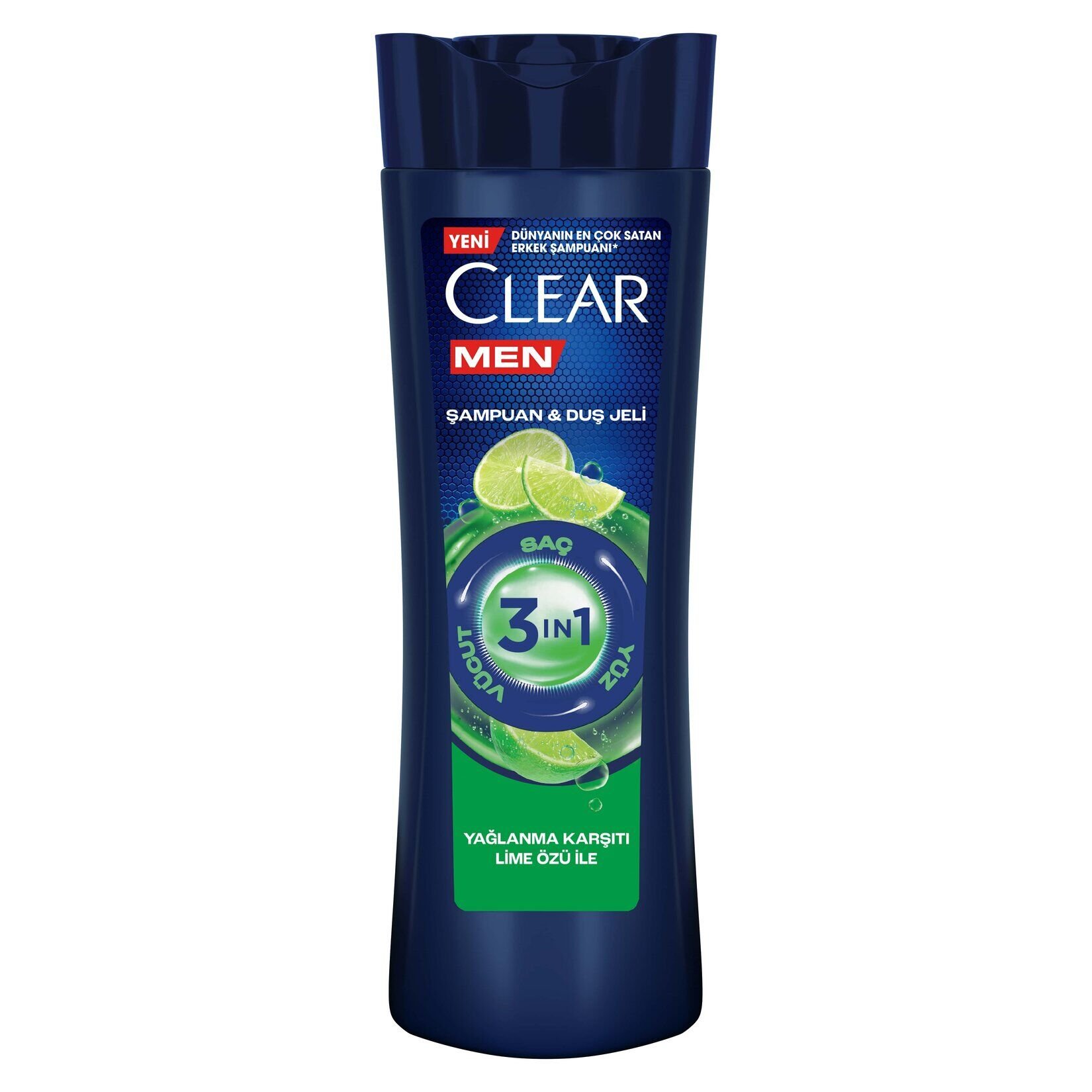 CLEAR 350ML MEN 3/1 YAĞLANMA KARŞ. LİME ÖZLÜ 1*25