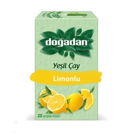 DOĞADAN FORM YEŞİL ÇAY LİMONLU 20'Lİ 34G 1*12