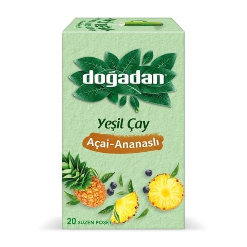 DOĞADAN FORM YEŞİL ÇAY AÇAİ-ANANAS 20Lİ 34 GR 1*12