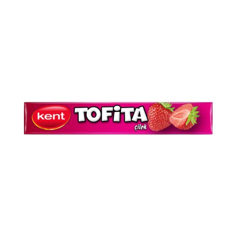 KENT ŞEKER TOFİTA STİCK ÇİLEK 47GR 1*20