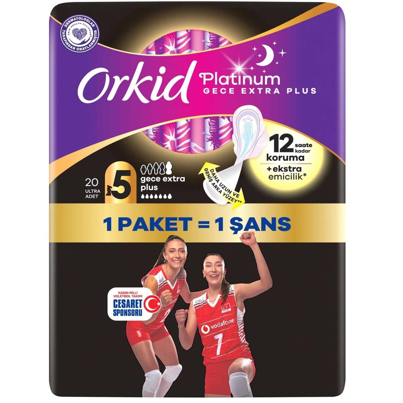 ORKİD PLATİNUM CESARET 5GECE EXTRA PLUS 20'Lİ 1*12