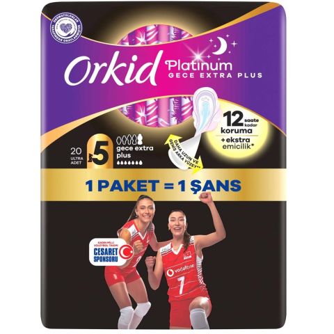 ORKİD PLATİNUM CESARET 5GECE EXTRA PLUS 20'Lİ 1*12