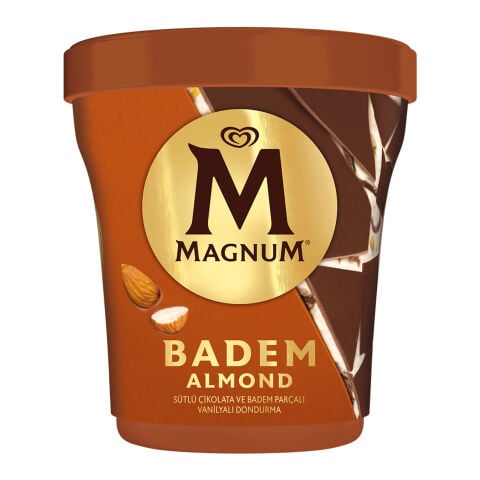 ALGİDA MAGNUM CUP BADEM ALMOND 440ML 1*8