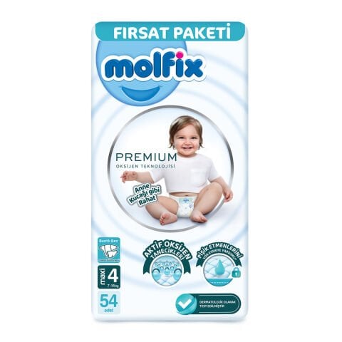 MOLFİX PREMİUM FIRSAT 4MAXİ 7-14KG 54'LÜ 1*3