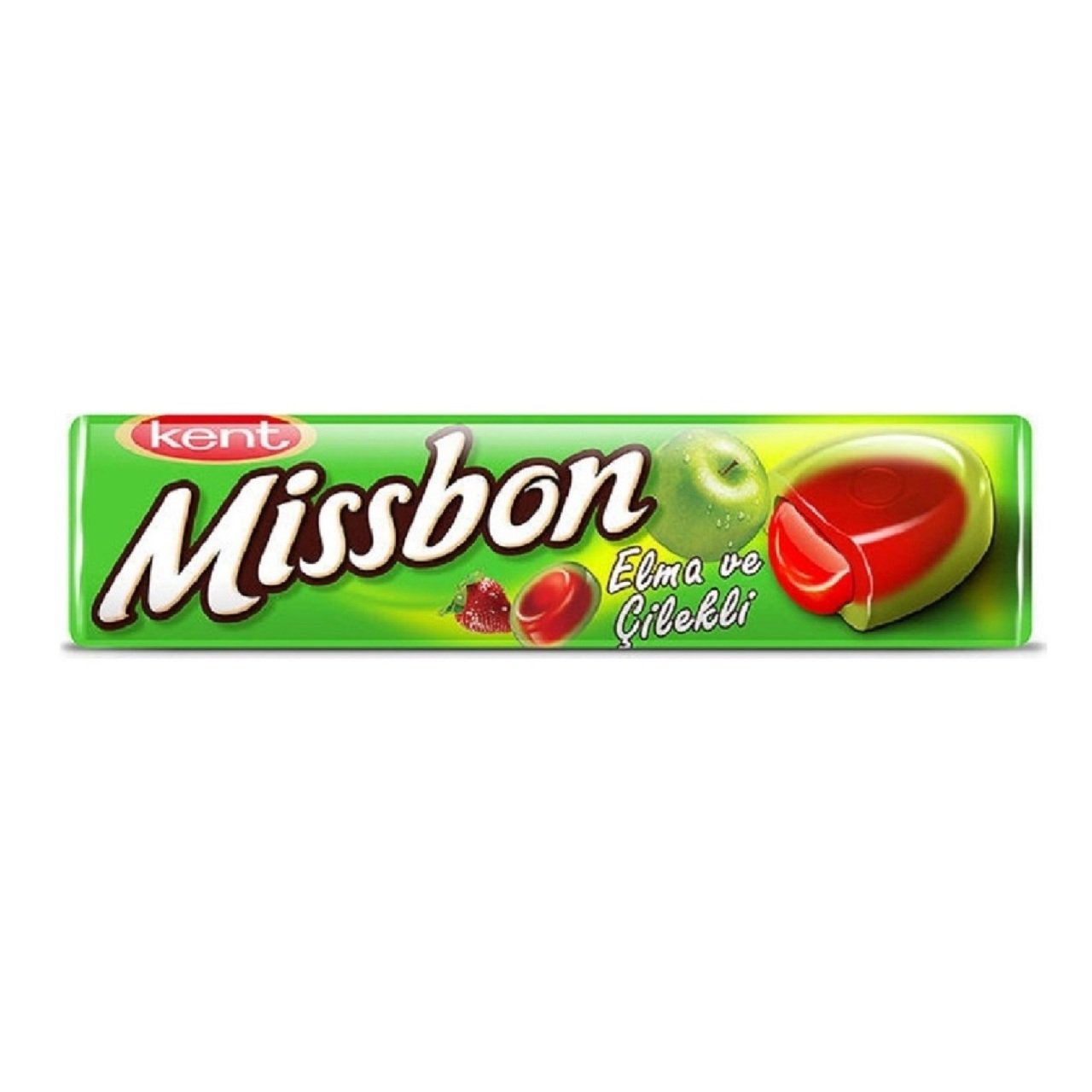 KENT ŞEKER MİSSBON STİCK ELMA-ÇİLEK 43GR 1*24