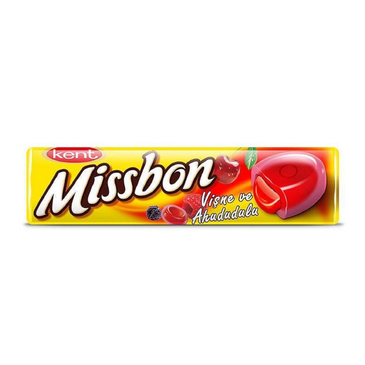 KENT ŞEKER MİSSBON STİCK VİŞNE-AHUDUDU 43GR 1*24