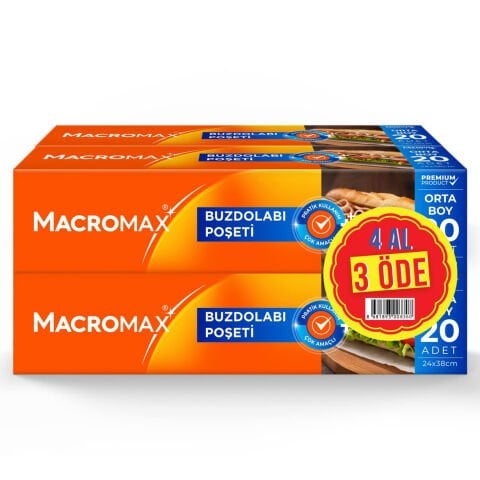 MACROMAX BUZD.POŞ.ORTA 4AL3ÖDE ( 20*4'LÜ ) 2025724 1*12