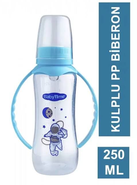 BABYTİME BİBERON 1NO 250ML BT069 KULPLU PLS. 1*12