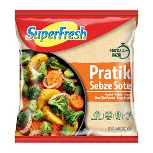 SÜPERFRESH S.SEBZE SOTE PRATİK 450GR 1*6