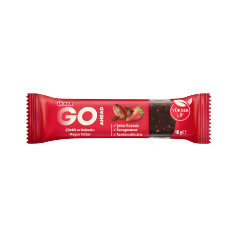 ÜLKER C.GO AHEAD ÇİLEK&KAKAO MEYVE TATLISI 40GR 1120-03 1*18