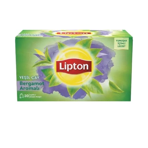 LİPTON BARD.M.Y.BERRAK YEŞİLÇAY BERGAMOT 1*12