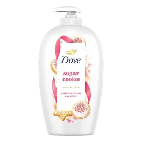 DOVE SIVI SABUN 450ML SUGAR COOKİE LİMİTED EDİTİON 1*12