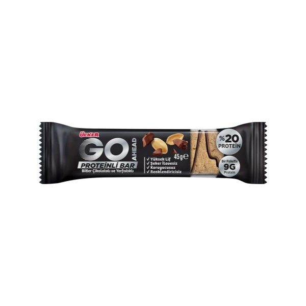 ÜLKER C.GO AHEAD BİTTER ÇİK&YER.FIS PROTEİN BAR 45GR 1120-07 1*18