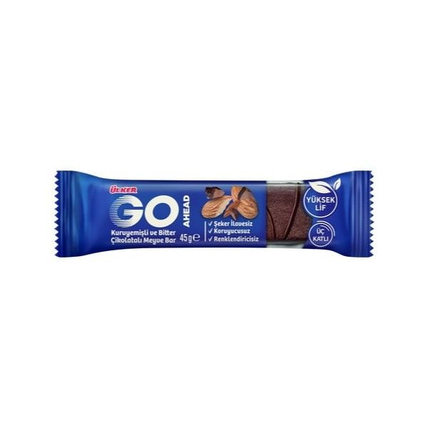 ÜLKER C.GO AHEAD KURUYEMİŞ&BİT.ÇİK MEYVE BAR 45GR 1120-06 1*18