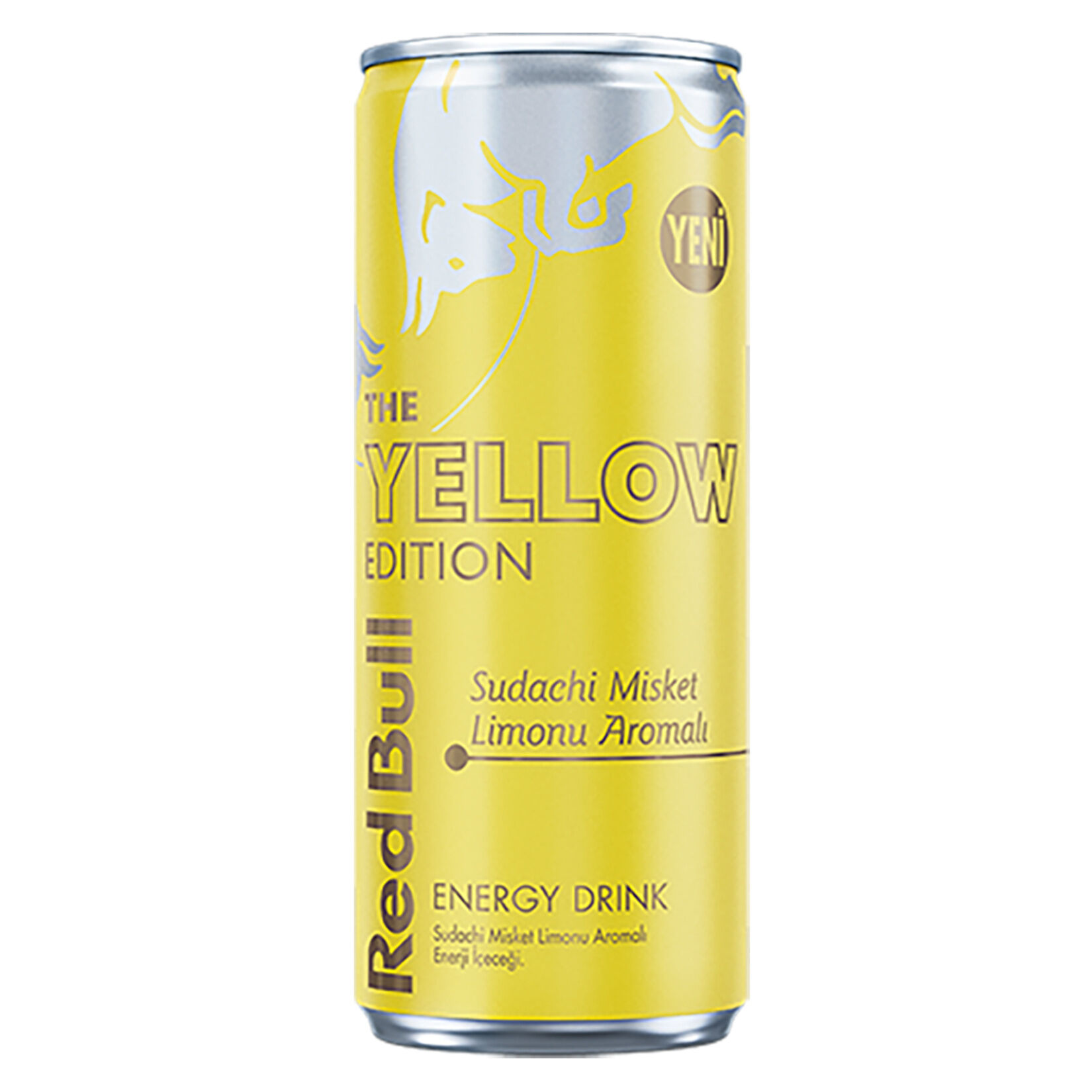 RED BULL ENERGY DRINK SUDACHI MİSKET LİMONU ( YELLOW ) 250ML TNK 1*24