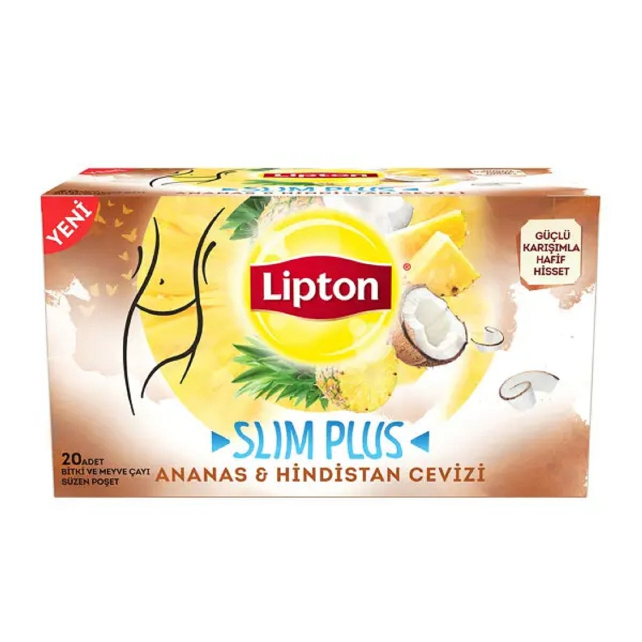 LİPTONXXXX BARD.M.SLİM PLUS ANANAS& HİN.CEV.34G 1*12