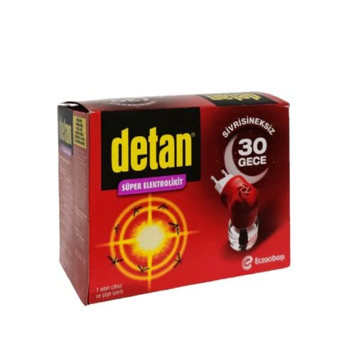 DETAN ELEKTROLİKİT MAK+YEDEK 25ML 30GECE SÜPER 1*8