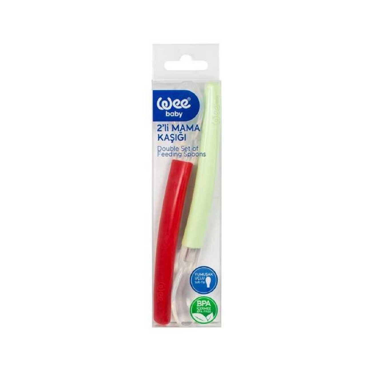 WEE YMK.122 SLİKON MAMA KAŞIĞI 2Lİ 1*12