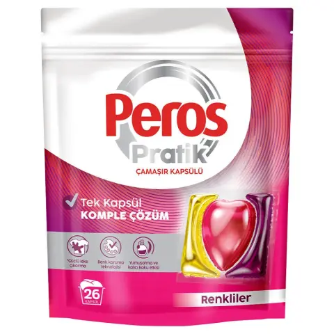 PEROS SIVI KAPSÜL DET.26'Lİ RENKLİLER 421G 1*6