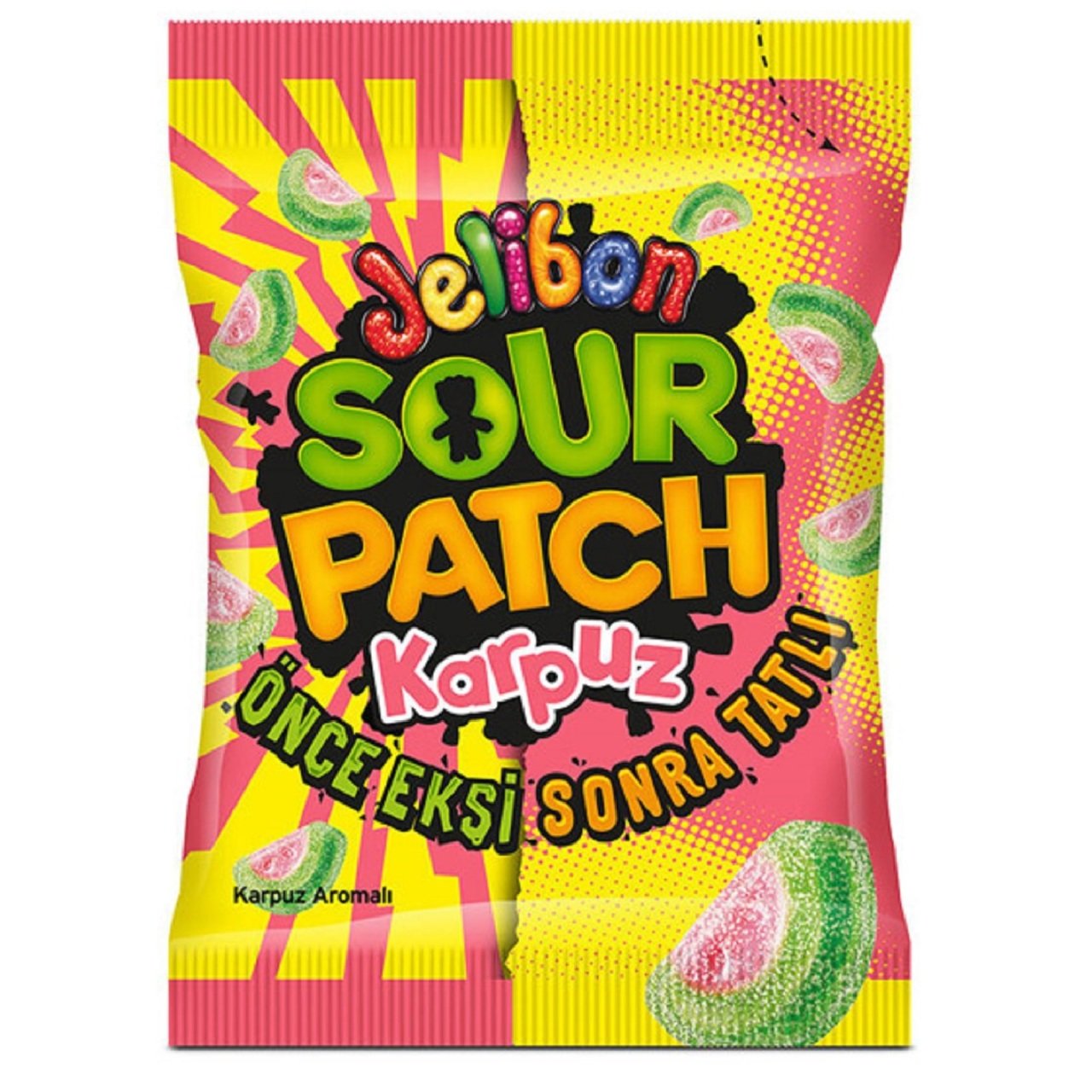 KENT JELİBON 80GR SOUR PATCH KARPUZ 1*24