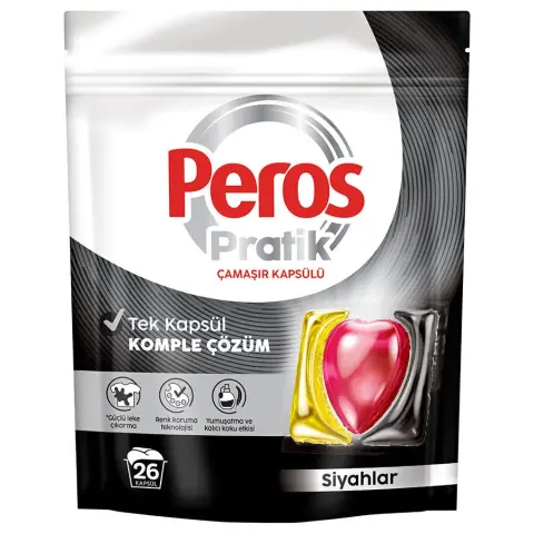 PEROS SIVI KAPSÜL DET.26'Lİ SİYAHLAR 421G 1*6