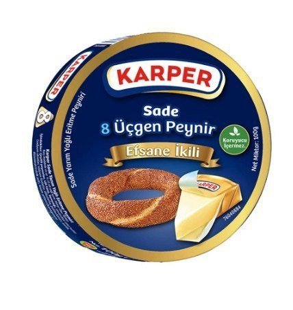 KARPER ÜÇGEN PEYNİR 8Lİ 100GR  1*24