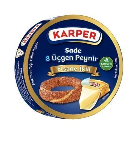 KARPER ÜÇGEN PEYNİR 8Lİ 100GR  1*24
