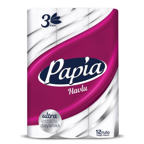 PAPİA H.12'Lİ HAVLU BUÇUK YAPRAK 1*2