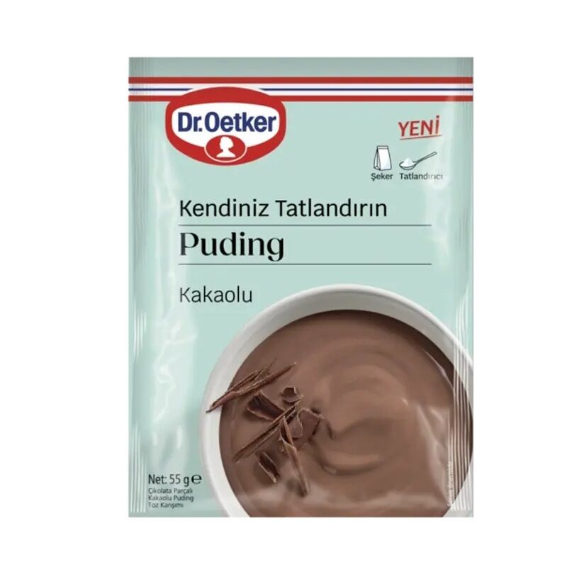 DR.OETKER.PUDİNG KAKAOLU ÇİK.PARÇALI 55G KENDİNİZ TATLANDIRIN 1*12