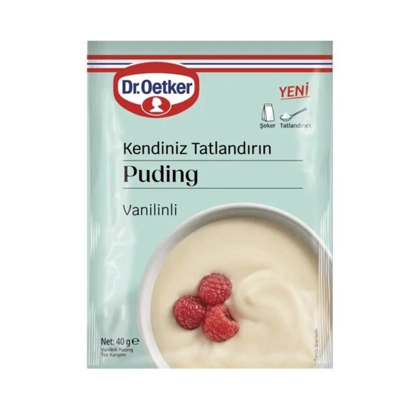 DR.OETKER.PUDİNG VANİLİNLİ 40G KENDİNİZ TATLANDIRIN 1*12