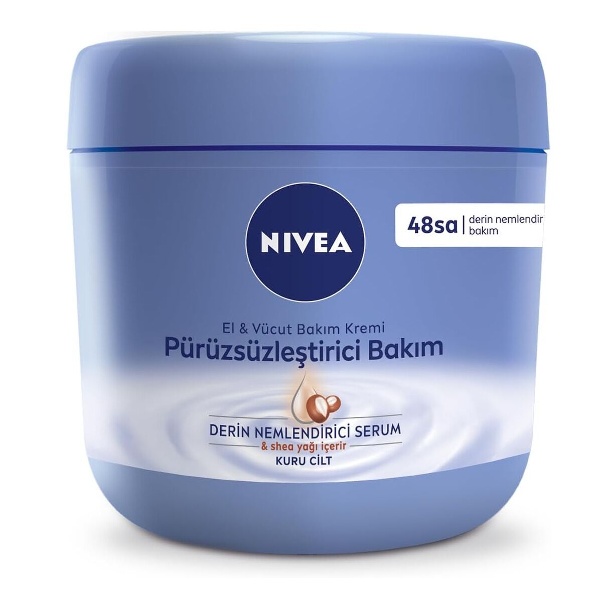 NIVEA KREM 400ML PÜRÜZSÜZLEŞTİRİCİ BAKIM EL VE VÜCUT 48SA 83880 1*12