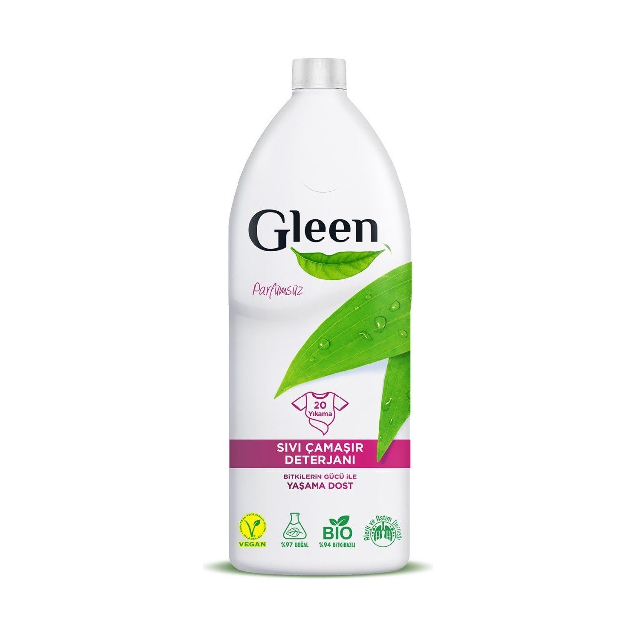 GLEEN SIVI ÇAM.DET.1000ML PARFÜMSÜZ 1*9