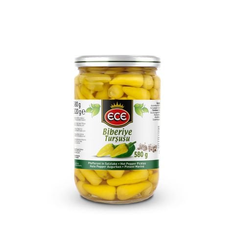 ECE TURŞU BİBERİYE TURŞUSU NET:580G SÜZ:320G CAM KOD:7654 1*12