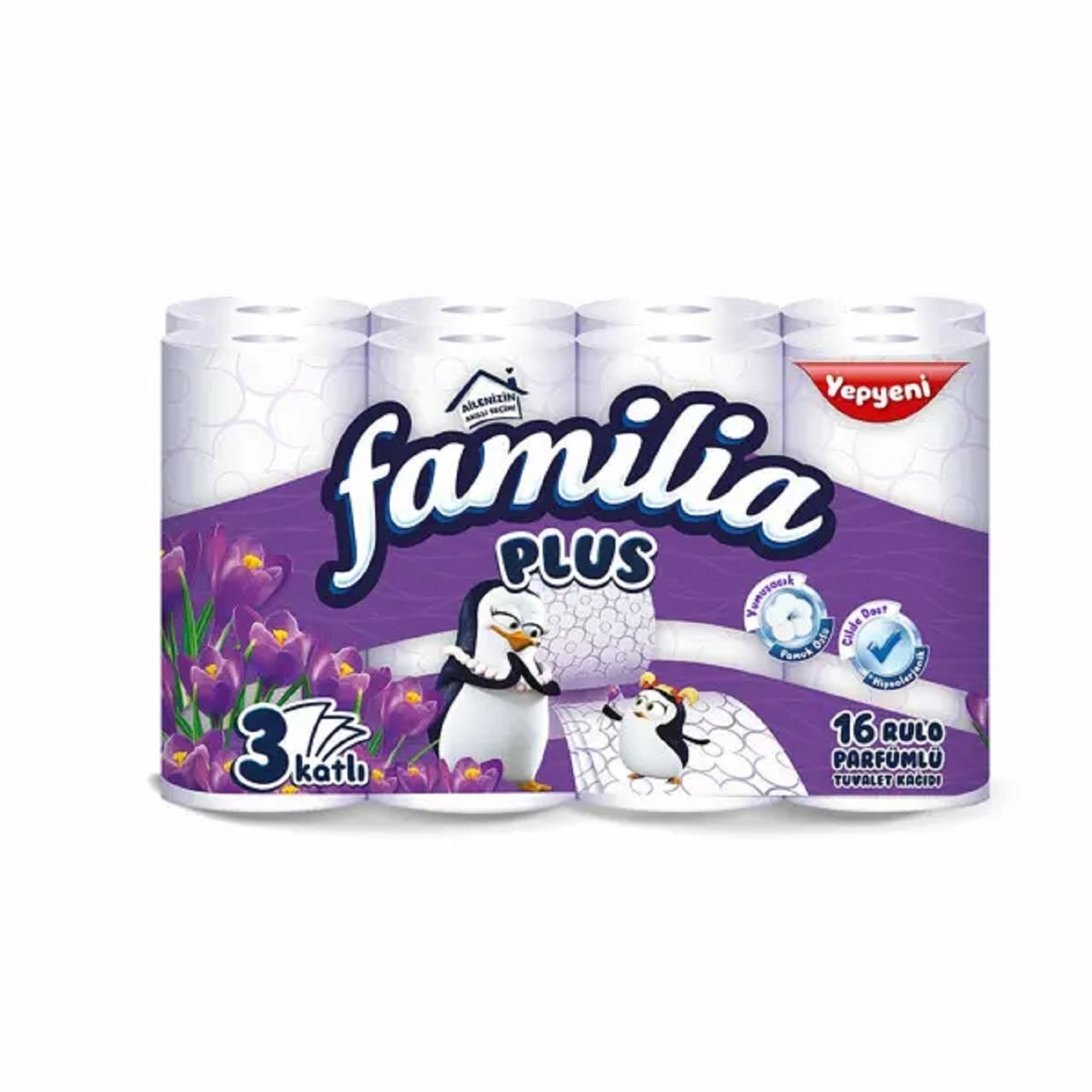 FAMİLİA TUV.KAĞ.16LI PLUS SİHİRLİ ÇİÇEK (3KAT) 1*3
