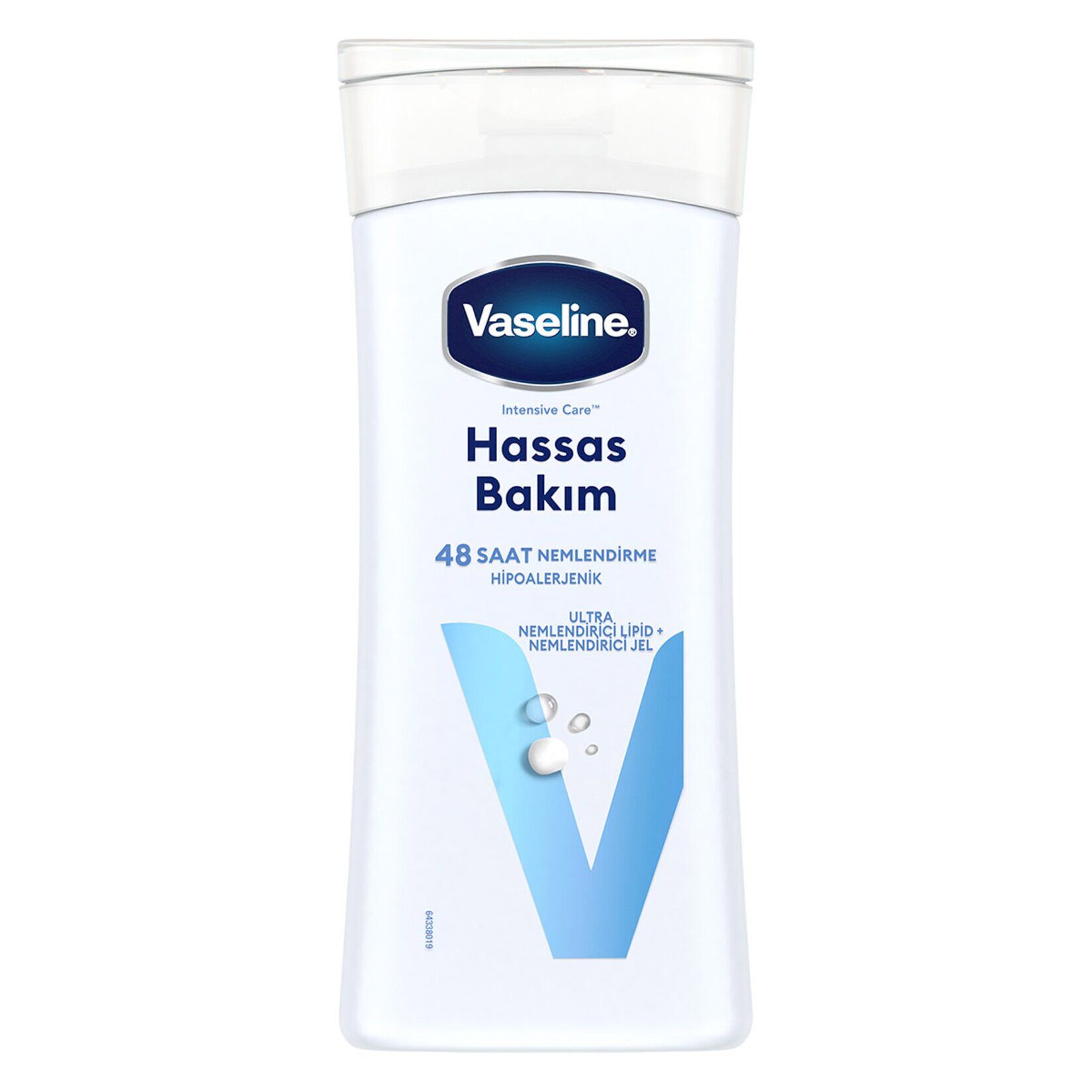 VASELİNE VÜCUT LOSYONU 200ML HASSAS BAKIM 48SAAT 1*6